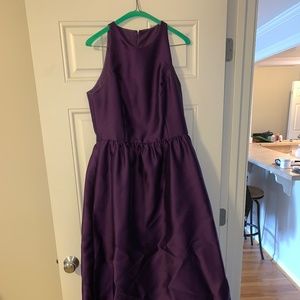 Purple Alfred Sung Bridesmaid Dress